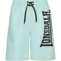 Lonsdale Shorts de bain bleu clair / noir