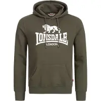 Lonsdale Sweat-shirt 'Fremington' vert / blanc