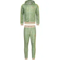 Lonsdale Littlestone Tracksuit Vert M Homme