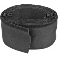 DeLOCK Gaine tressée, velcro, 5 m, 20 mm, noir. -