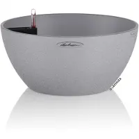 Lechuza Jardinière CUBETO Color 40 ALL-IN-ONE Gris pierre 13840