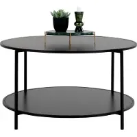 Ebuy24 Vita canapébord tablette 1 noir.