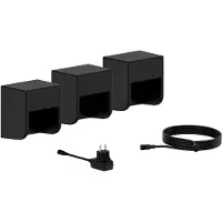 Signify Applique extérieure LED Philips IP44 3x 1,5 W 180 lm 2700 K 24 V noir