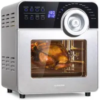 Klarstein AeroVital Cube Chef Friteuse à air chaud 1700 W 14 litres 16 programmes Chaleur de dessus et de dessous