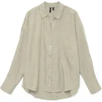 Vero Moda Chemisier 'VMMELANEY QUEENY' greige