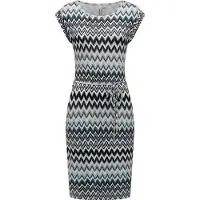 Ragwear Robe d’été 'Taggien' gris clair / pétrole / noir