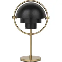 Gubi Lampe de Table , Multi-Lite, dimmable, Or / laiton, Salon / séjour, Métal, Design