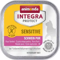Animonda Integra Protect Sensitive Aliments humides avec porc pour chats sensibles 16x100 g