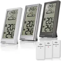 Bresser RC weather station Meteo Temp Silver 7004200HZI000