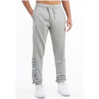 Lonsdale Pantalon 'Virkie' bleu marine / gris chiné / blanc naturel