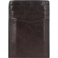 Fossil Cuir étui pour carte de crédit pince à billets Andrew Card Case Black noir