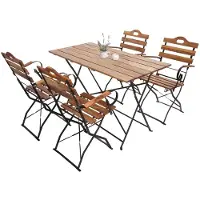 Mendler Set de jardin de bière -J40