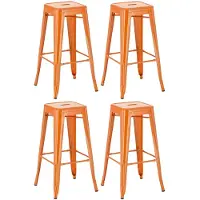 CLP lot de 4 tabourets de bar Joshua