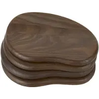 Ferm Living Cairn Planches à Beurre en Frêne Dark Brown