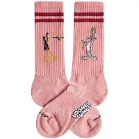 Jimmy Lion Chaussettes Athletic Daffy vs Bugs Taille L
