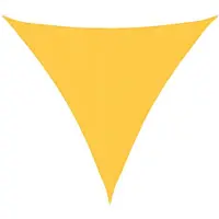 vidaXL Voile de parasol tissu oxford triangulaire 4,5x4,5x4,5 m jaune