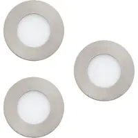 Eglo Connect Blanc et Couleur Fueva-C Spot Lot de 3 Argent