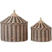 OYOY Mini Panier De Cirque-ensemble De 2-noix De Muscade | M107222\305\One Size