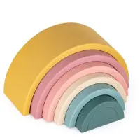 Petite&Mars Rainbow 12m+ jouet d’éveil Intense Ochre 1 pcs