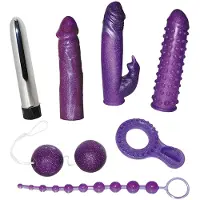 You2Toys - Kit sextoy vibrant pailleté 7 pièces