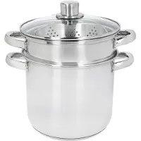 Kitchencraft Casserole Pasta With Steamer Insert Italian