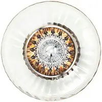 Design By Us New Wave Optic Applique Murale XL Clear/Silver - Design By Us 380 mm x 380 mm x 2500 mm