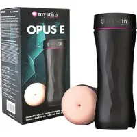 Mystim Opus E Anus - masturbateur anal électrique (chair/noir)