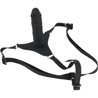 You2Toys - gode ceinture réglable - silicone noir