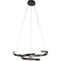 TRIO Lampe LED suspendue incurvée pour grande table à manger Lampe de salon au-dessus d'une table basse