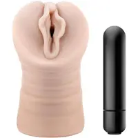 Blush M for Men Ashley - vagin masturbateur vibrant - couleur chair