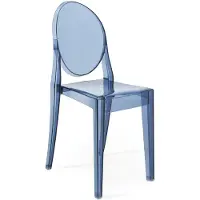 Kartell Victoria Ghost Chaise Powder Blue | 2 chairs