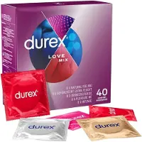 Durex Love Mix - préservatifs assortis - boîte de 40