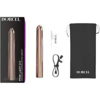 Dorcel Pink Lady 2.0 - vibromasseur rechargeable (or rose)