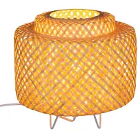Atmosphera Lampe ? Poser En Bambou Naturel D 25 Cm