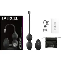 Marc Dorcel Love Balls - duo magnétique de boules de geisha (noir)