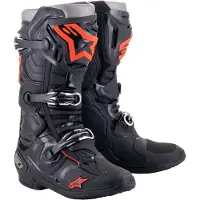 Alpinestars Bottes Tech 10 Black Red Fluo