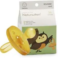 Natursutten Sucette bio Bouclier rond forme cerise M 6-12 mois (1x, 6 - 12 Mois)
