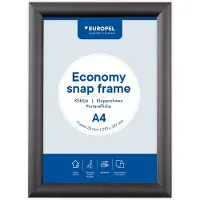 Usorteret cadre d'affichage ECONOMY DIN A4 25 mm noir