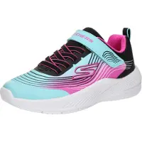 SKECHERS Chaussures de sport Microspec Advance bleu, rose, taille 35 1/2 pour garçon bleu, rose, taille 35 1/2