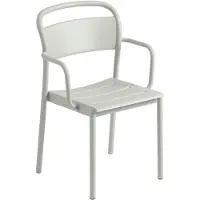 Muuto Linear Steel Armchair Fauteuil Grey