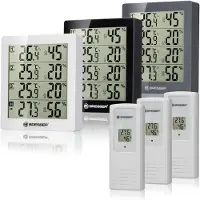 Bresser Temeo Higro Quadro 4 Thermometer And Hygrometer Blanc