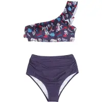 Suicide Squad Bikini DC Comics de - Harley Quinn - Mad Love - S - XXL - pour Femme - bleu - Taille M