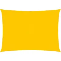 vidaXL Voile de parasol tissu oxford rectangulaire 3x5 m jaune