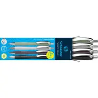 Schneider 3 + 1 GRATIS: Kugelschreiber Slider Rave XB farbsortiert, Schreibfarbe: blau, 3 St. + GRAT (4x)