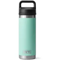 Yeti Rambler Bottle 18oz Chug Cap, Seafoam, gourde thermos avec bouchon chug, 532 ml