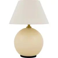 Globen Lighting Lampe de Table , IRIS, dimmable, Beige, Salon / séjour, Verre, Vintage / rétro
