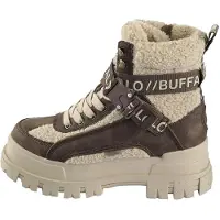 Buffalo Bottines à lacets 'Aspha Com1' beige / marron