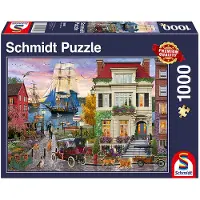 Schmidt Puzzle Bateau dans le port 1000 pièces