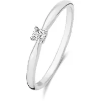 Isabel Bernard Bague argent / transparent