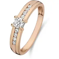 Isabel Bernard Bague or rose / transparent